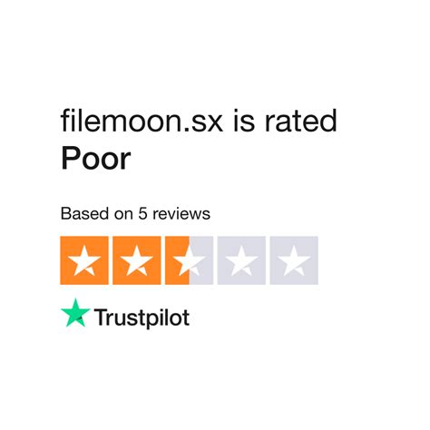Read Customer Service Reviews of filemoon.sx .